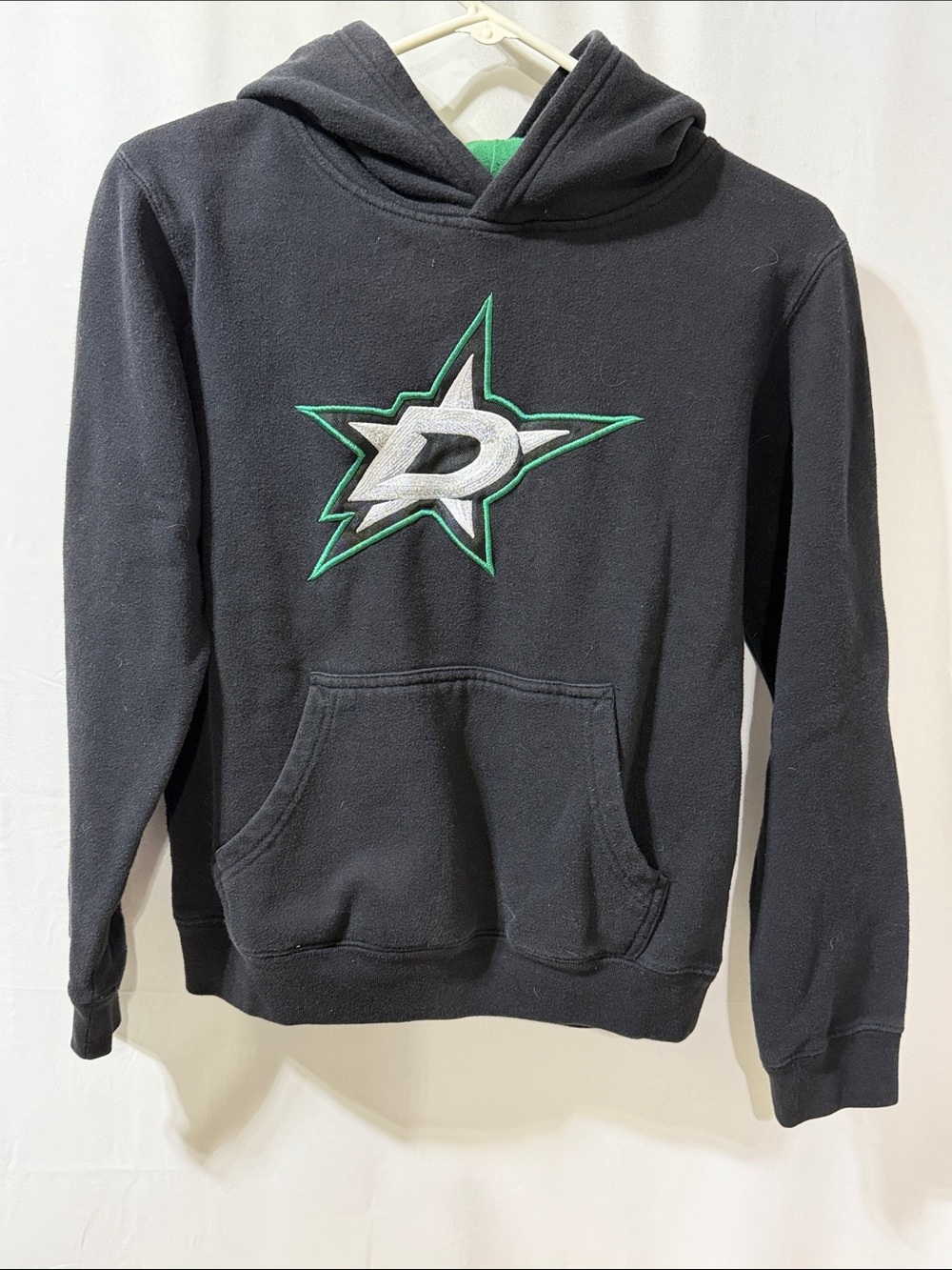 Kids Black Dallas Stars Hooded Pullover Sweatshirt